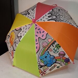 Vibrant Kids Umbrella with Fun Patterns